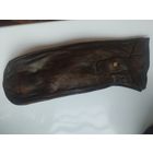 Кожаный подсумок для переноски малых сапёрных ножниц ПМВ Германия. Оригинал!