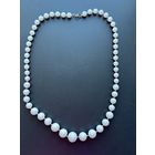 Бусы винтажные белые