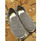 Мокасины тапочки рр 43 серые лёгкие в отличном состоянии.