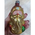 Елочные игрушки, стекло дед мороз