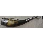 Антикварный рог для вина. Серебро 875. Около 60гр. Артель им. Молотова, 1957 года.