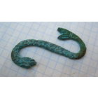 Зацеп-змейка. Бронза, литье.