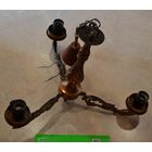 Люстра "Ивица" 3-х рожковая. СССР. Рабочая.