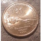 1 доллар США 2011 Договор с Вампаноагами серия "Коренные американцы"