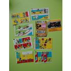 Вкладыши от жвачки. Лот.