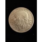 2 злотых 1934 г.  Польша.  Ядвига.  Серебро