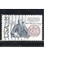 США-1983, (Мих.1615) , гаш.  , США-Швеция, Франклин, (одиночка),
