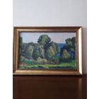 Крохолев П.С." У озера" 1969 год холст масло