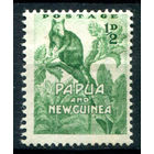 Британские колонии - Папуа Новая Гвинея - 1952/60г. - ландшафты, виды, местные мотивы, 1/2 P - 1 марка - MH [Mi 1]. #3-WB-90-A-1