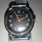 Часы Кировские черный циферблат