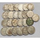 Оптовый лот Достойных Серебрянных монет  СССР  15 копеек в количестве 25 штук Не чищенные Без вмешательств  Смотрите также другие мои лоты