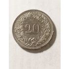 Швейцария 20 раппен 1985