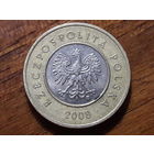 Польша 2 злотых 2008 биметалл