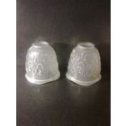 Одним лотом 2 плафона с розочками для люстры бра светильника