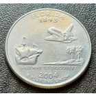 США 1/4  доллара, 2004 Квотер штата Флорида   D   ( 1-5-7 )