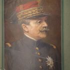 LE GENERAL DE LANGLE. ПОРТРЕТ начало 20в. ХРОМОЛИТОГРАФИЯ НА КАРТОНЕ