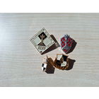 Значки шахматы Минск 1979 и др - 4 шт