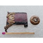 Знак. Траурный В.И. Ленин, 1870-1924. тяжёлый