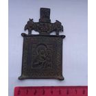 Старинная Икона.Створка от складня 9,5х5,5 см