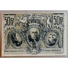 Германия 50 пфеннигов 1921 г Зондерсхаузен (Sondershausen)1214.4a, UNC, литера "А"