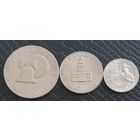 1 доллар +50 +25 центов 1976 200 лет независимости США