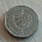 Куба ,25 сентаво 2002г.