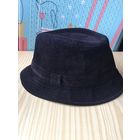 Шляпа вельвет 56 Цвет т.коричневый