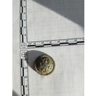 Пуговица риа в позолоте