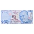 Турция 100 лир 2022 года. Тип Р-226. Состояние UNC!