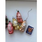 Лот елочных игрушек.