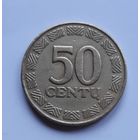 Литва. 50 центов 2000 г.