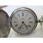 Часы карманные швейцарские Tobias для России в серебре 84 пробы.