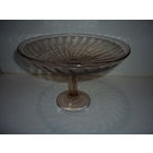 Ваза На Ножке СССР Клеймо Нёман Цветное Стекло