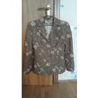 Пиджак с цветочным принтом