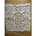 Накидка из тонкого льна с ручной вышивкой,винтаж