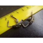 Сережки, серьги, серебро. 20  мм