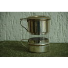 Подстканник + стакан + заварник для чая   (  латунь с серебрением )