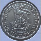 Великобритания 1 шиллинг 1935 г. В холдере