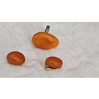 Янтарьное кольцо и клипсы