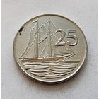 Каймановы острова 25 центов, 1996