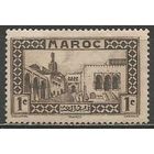 Французское Марокко. Дворец султана в Танжере. 1933г. Mi#93.