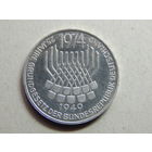ФРГ 5 марок 1974г.25 лет конституции ФРГ.