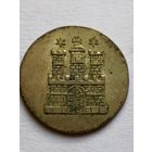 1 шиллинг 1846 г. Гамбург. Состояние UNC.