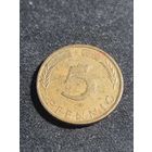 ФРГ 5 пфеннигов 1972 F