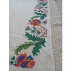 Простыня вышитая, старинная