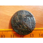 Французская большая Гвардейская пуговица ВА