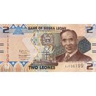 Сьерра-Леоне 2 леоне образца 2022 года UNC pw35