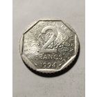Франция 2 франка 1994