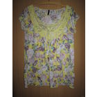 Блузка тоненькая Amisu нежная летняя расцветка. Как новая