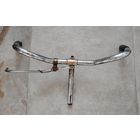 Старый немецкий велосипедный руль с грипсами и рычагом